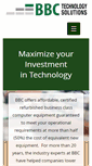 Mobile Screenshot of bbctechnologysolutions.com